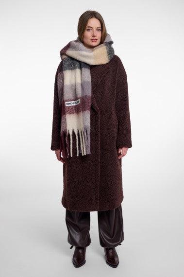 Rino & Pelle Halia Plaid Patterned Scarf - Dusty