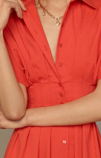 Exquise Shirtdress - Red
