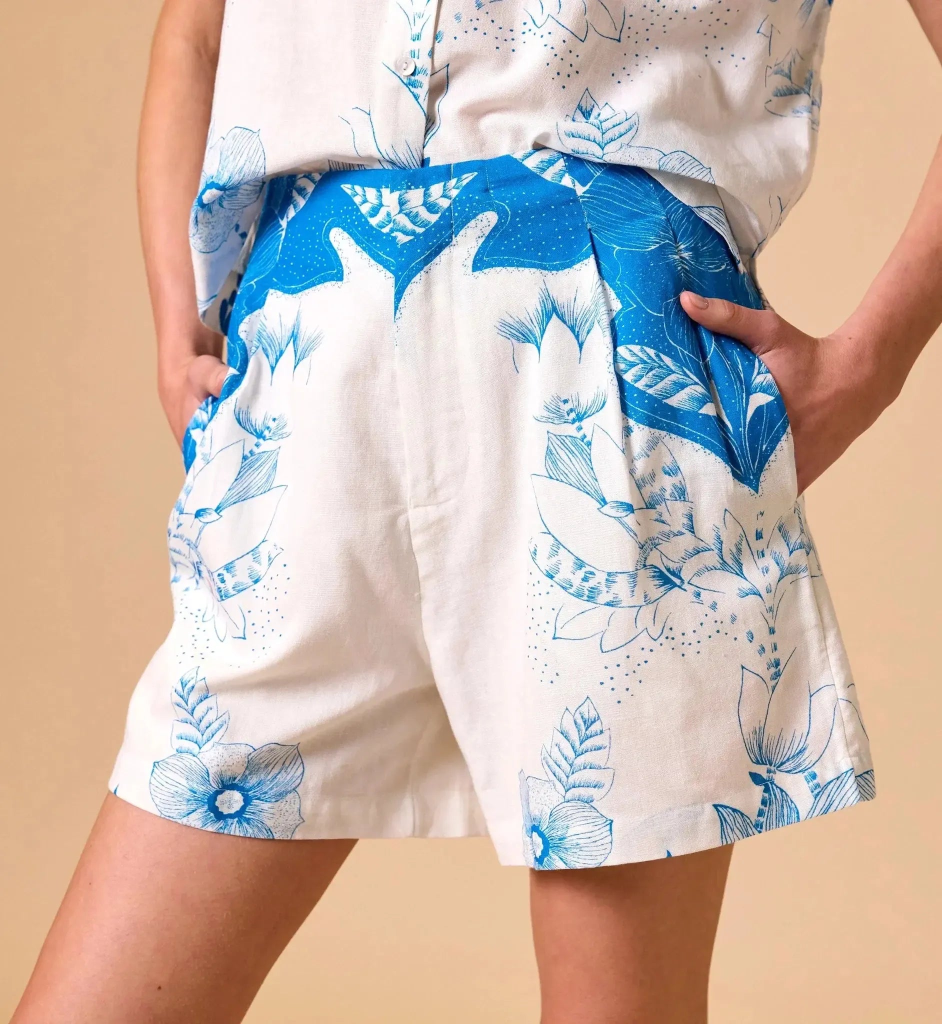 Cleobella Sebastian Short- Celestia-Hand In Pocket