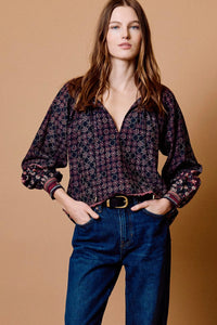 Cleobella Sonya Top - Zocalo Rose Tan-Hand In Pocket