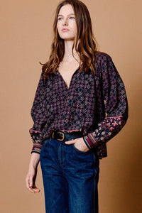 Cleobella Sonya Top - Zocalo Rose Tan-Hand In Pocket