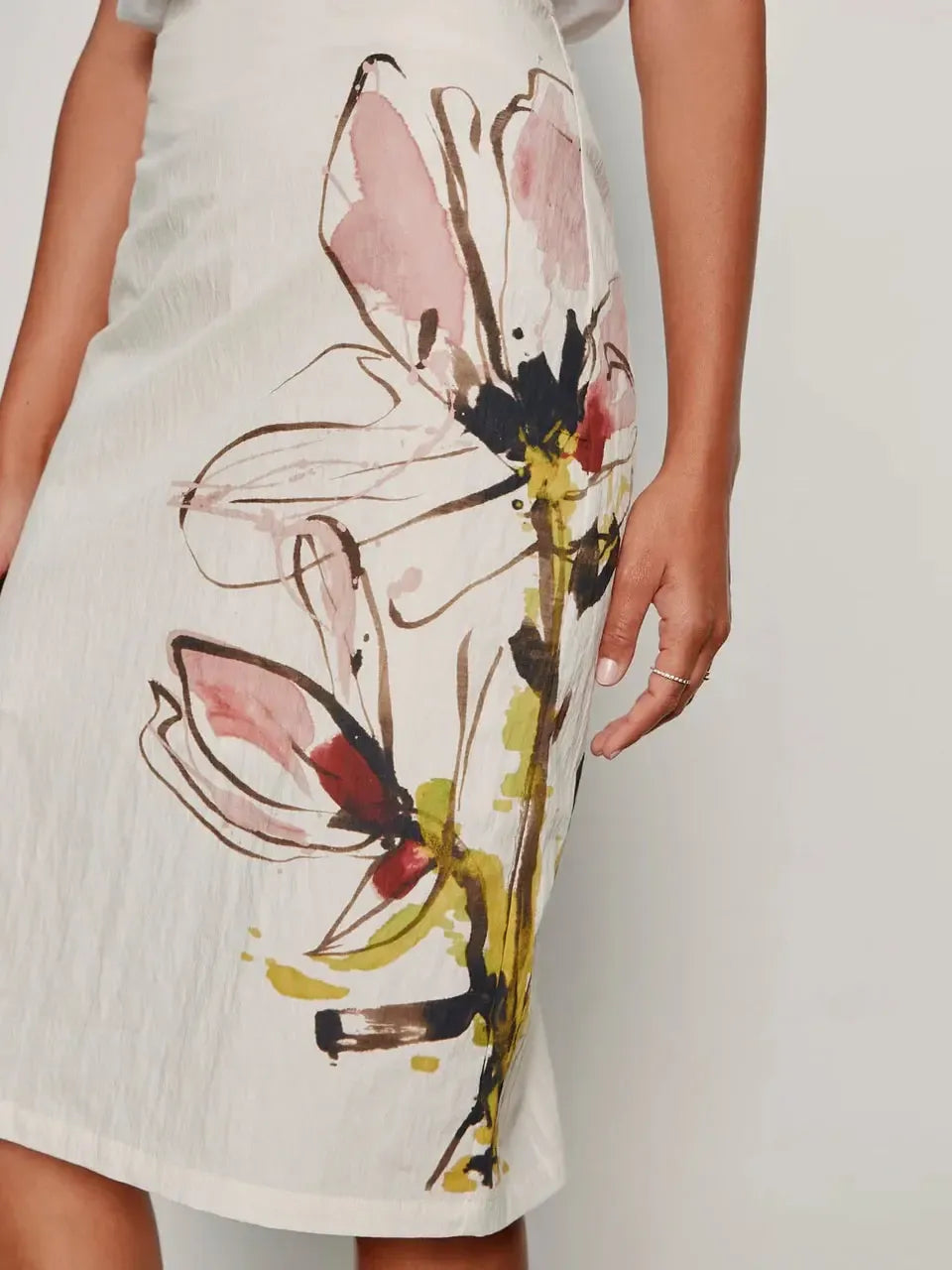Sanctuary Spring Fleur Pencil Skirt - Fleur ***FINAL SALE***-Hand In Pocket