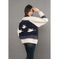 RD Style Taji Raglan Cardigan - Navy-Hand In Pocket