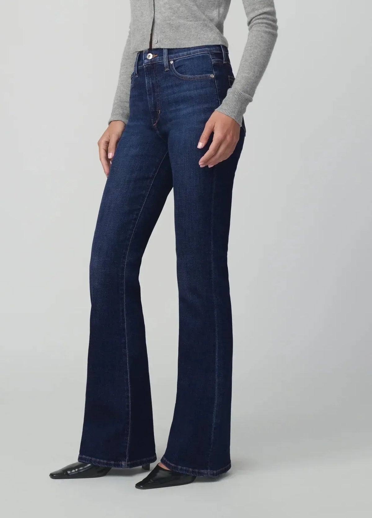 Joe's Jeans The Molly High Rise Flare - Witty-Hand In Pocket