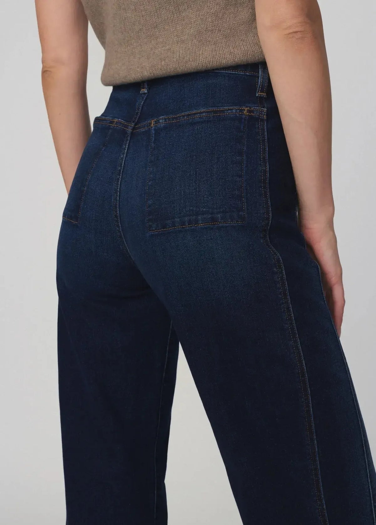 Joe's Jeans The Mia Paneled Trouser - Fascinate-Hand In Pocket