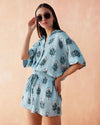 Omika Tola Blouse- Milo Lake-Hand In Pocket