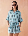 Omika Tola Blouse- Milo Lake-Hand In Pocket