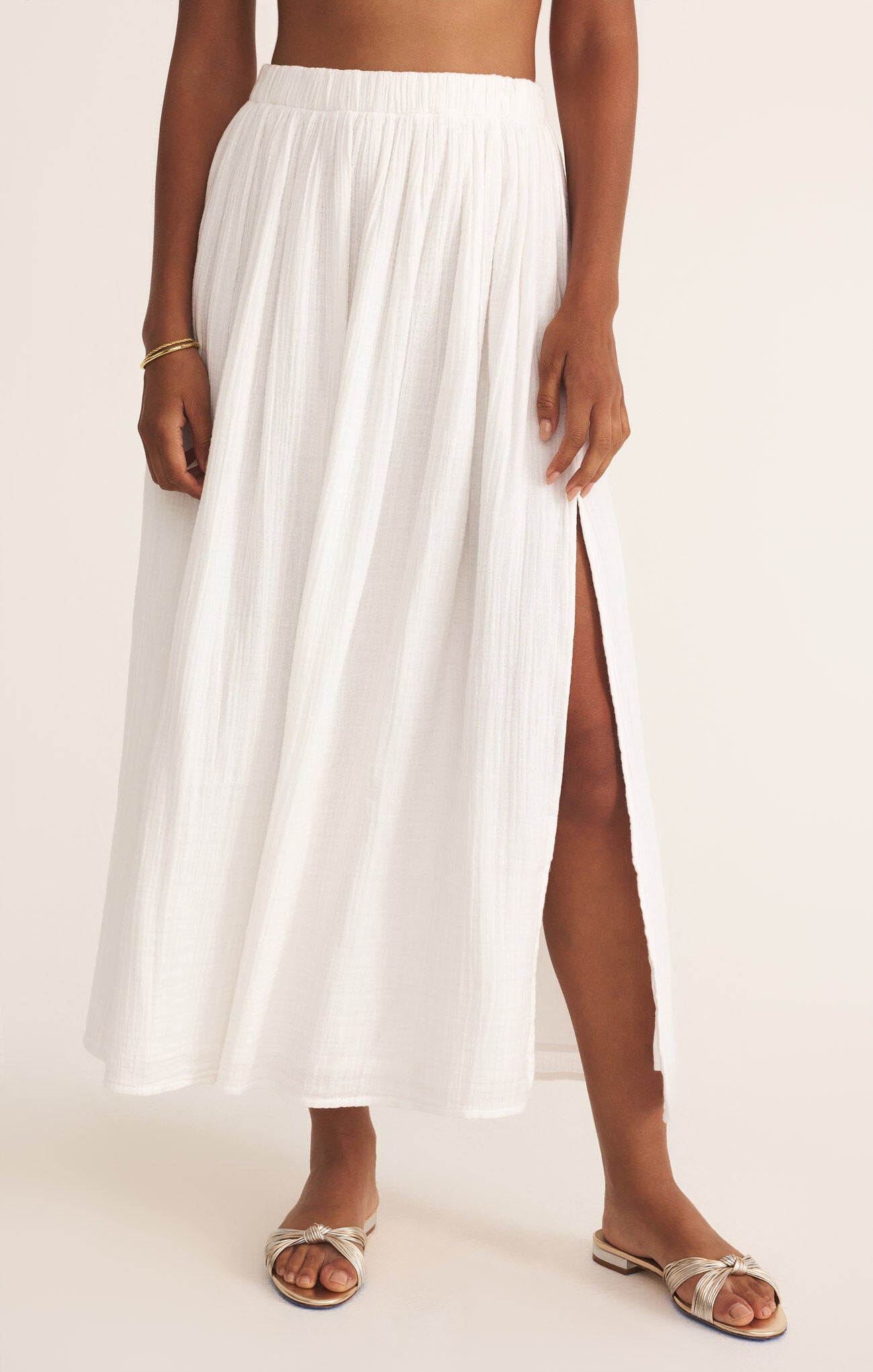 Z Supply Reina Airy Skirt-White – Hand In Pocket