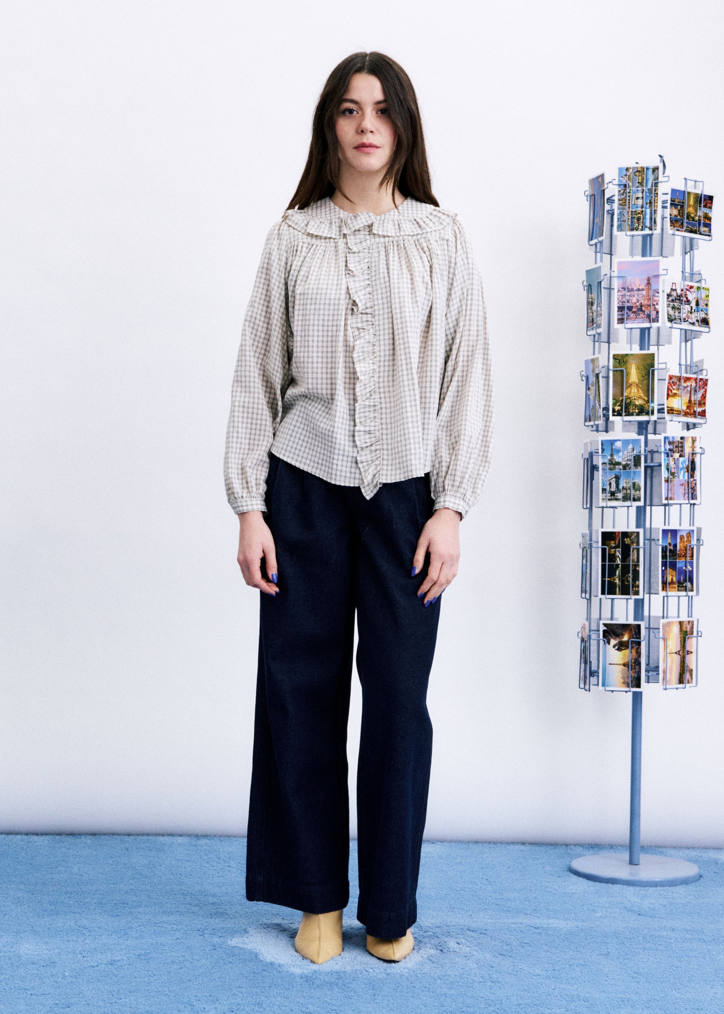 FRNCH Dorset Shirt - Blanc-Hand In Pocket