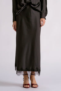 Elan Maxi Skirt - Black-Hand In Pocket