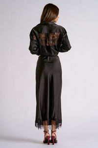 Elan Maxi Skirt - Black-Hand In Pocket