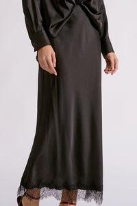 Elan Maxi Skirt - Black-Hand In Pocket