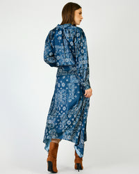 Line + Dot Tora Shirt - Navy-Hand In Pocket