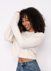 RD Style Neave Cardigan - Sea Pearl-Hand In Pocket