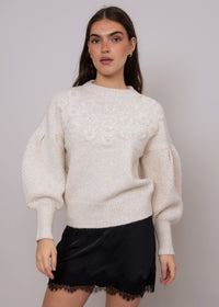 RD Style Tallula Pullover - Flax Melange-Hand In Pocket