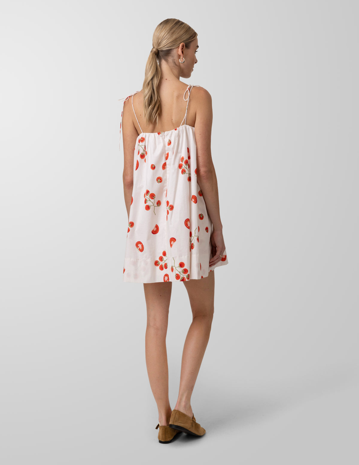 Line + Dot Bellissimo Mini Dress - Ivory Multi-Hand In Pocket