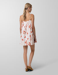 Line + Dot Bellissimo Mini Dress - Ivory Multi-Hand In Pocket