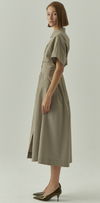 Exquise Dream Dress - Cream/Mink-Hand In Pocket