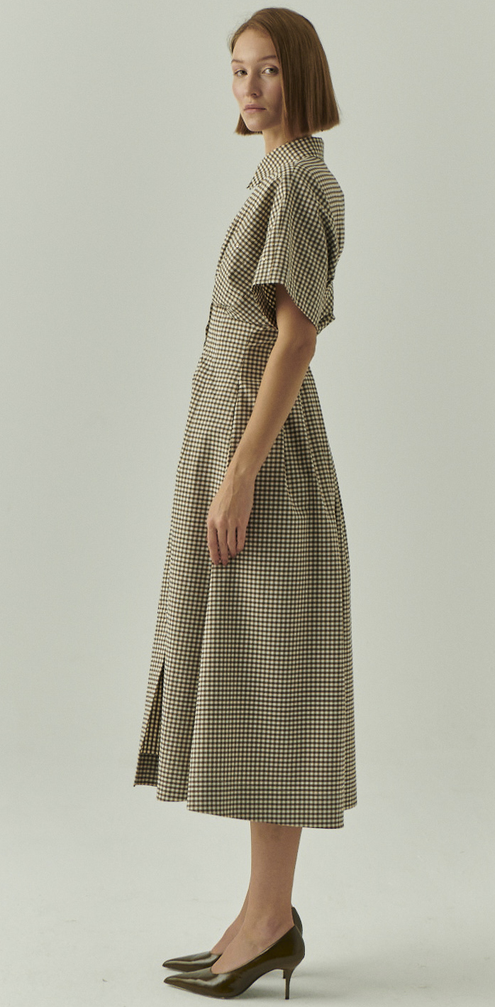 Exquise Dream Dress - Cream/Mink-Hand In Pocket