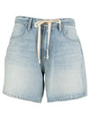 Kut Holly High Rise Tie Waist Shorts- Simply-Hand In Pocket