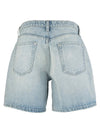 Kut Holly High Rise Tie Waist Shorts- Simply-Hand In Pocket