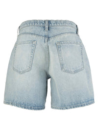 Kut Holly High Rise Tie Waist Shorts- Simply-Hand In Pocket