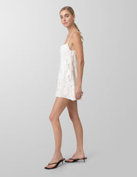 Line + Dot La Dolce Top - White-Hand In Pocket