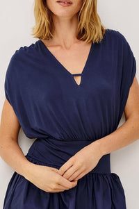 Rails Darla Midi Dress - Navy-Hand In Pocket