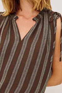 Rails Sosa Top - Oak Stripe-Hand In Pocket
