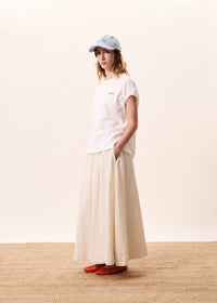 FRNCH Lindos T-Shirt - Blanc-Hand In Pocket