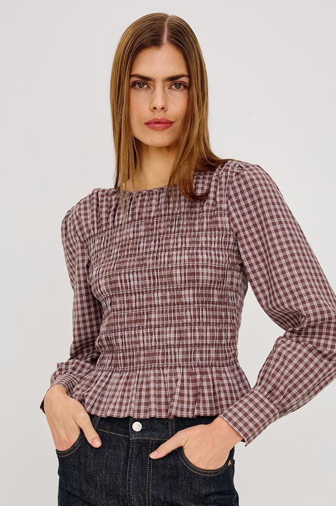 Rails Tabi Top - Rust Rose-Hand In Pocket