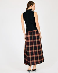 Line + Dot Kristopher Mix-Media Dress - Black Multi-Hand In Pocket