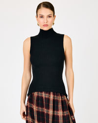 Line + Dot Kristopher Mix-Media Dress - Black Multi-Hand In Pocket
