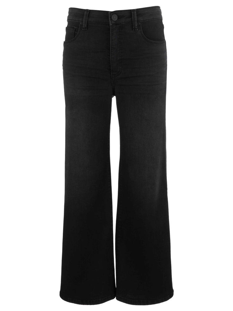 KUT Meg High Rise Fab Ab Wide Leg Regular Hem - Definitely-Hand In Pocket