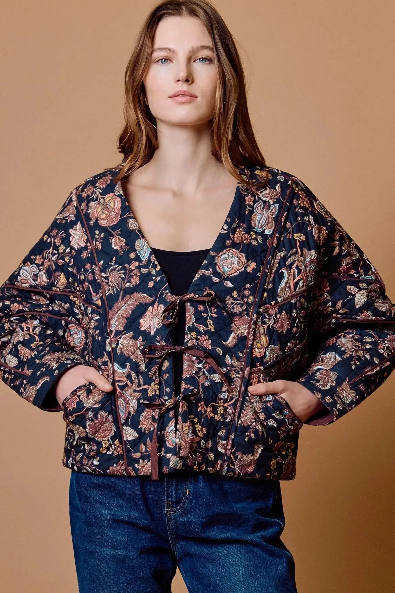 Cleobella Vaughn Jacket - Bois Print-Hand In Pocket