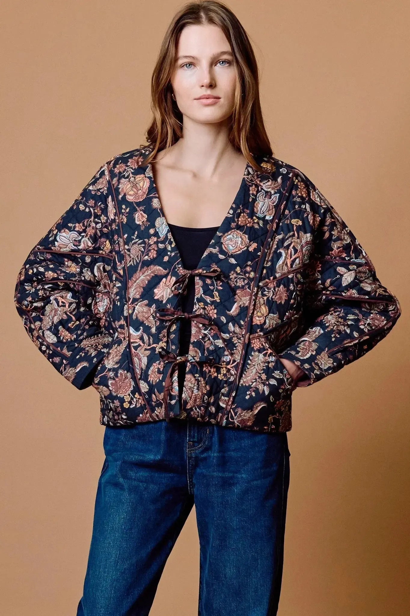 Cleobella Vaughn Jacket - Bois Print-Hand In Pocket