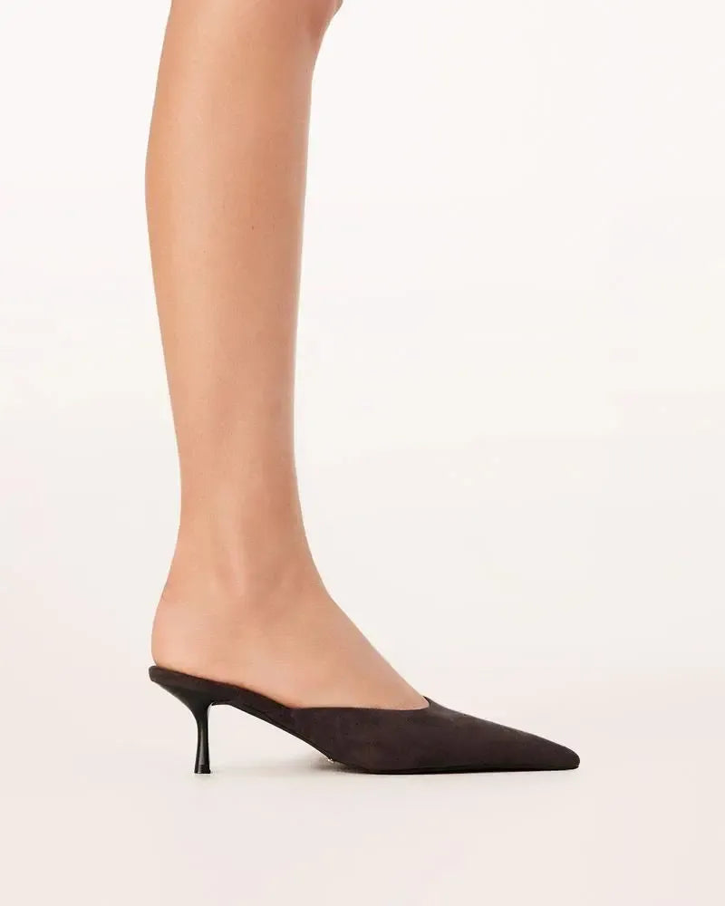 Billini Wynonna Mule- Dark Cacao-Hand In Pocket
