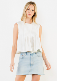 THML Sarah Top - Cream-Hand In Pocket