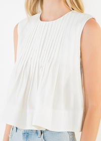 THML Sarah Top - Cream-Hand In Pocket