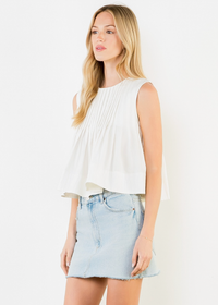 THML Sarah Top - Cream-Hand In Pocket