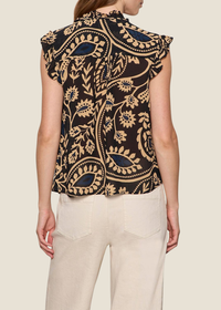Sanctuary Living It Best Button Top - Shapeshift-Hand In Pocket