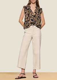 Sanctuary Living It Best Button Top - Shapeshift-Hand In Pocket