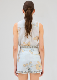 Allison Sophie Skort - Pale Blue ***FINAL SALE***-Hand In Pocket