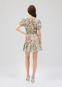 Allison Isabella Dress- Scarf Print ***FINAL SALE***-Hand In Pocket