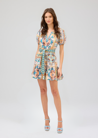 Allison Isabella Dress- Scarf Print ***FINAL SALE***-Hand In Pocket