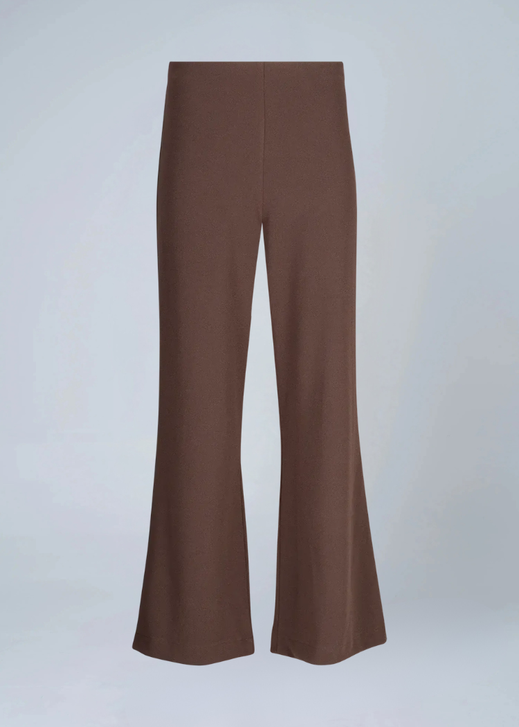 Astrid Emma Flared Pants - Brown ***FINAL SALE***-Hand In Pocket