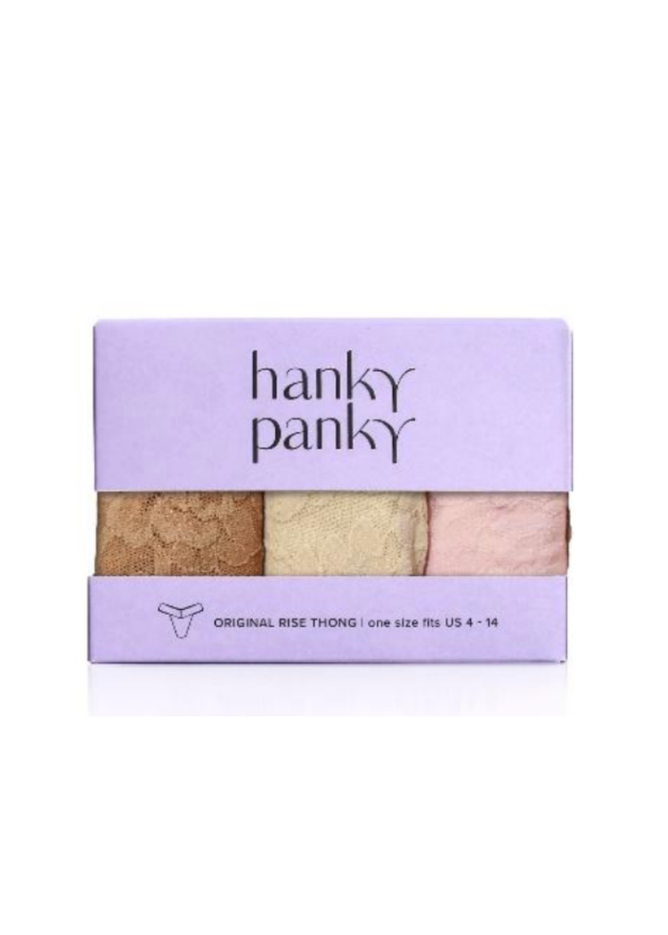 Hanky Panky 3 Pack Original Rise - SCBL-Hand In Pocket