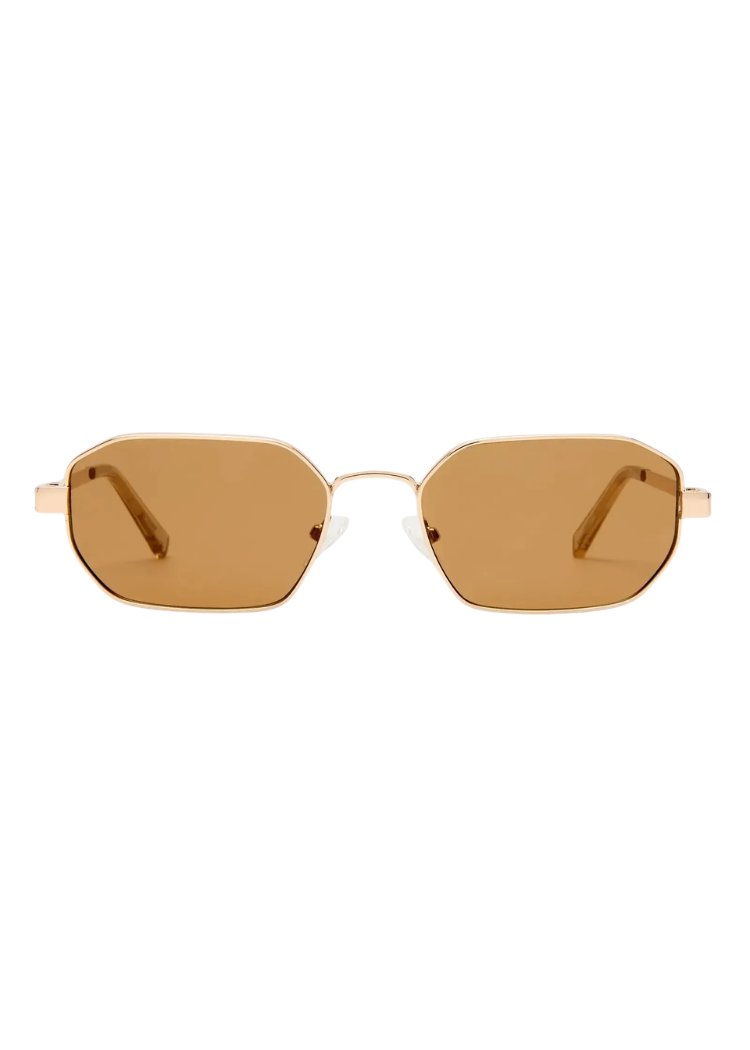 Le Specs Mythic - Gold-Hand In Pocket