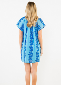 THML Emily Floral Dress - Blue