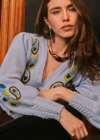 Allison Piper Cardigan - Dusk Blue-Hand In Pocket